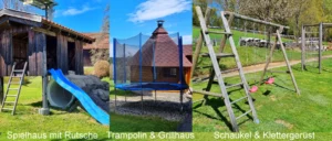 Ferienhaus mit Kinderspielplatz